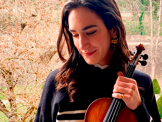 Diane Cavard et son violon