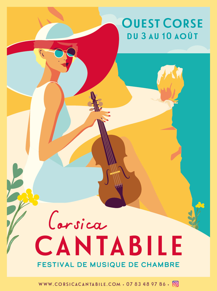Affiche 2024 du festival Corsica Cantabile