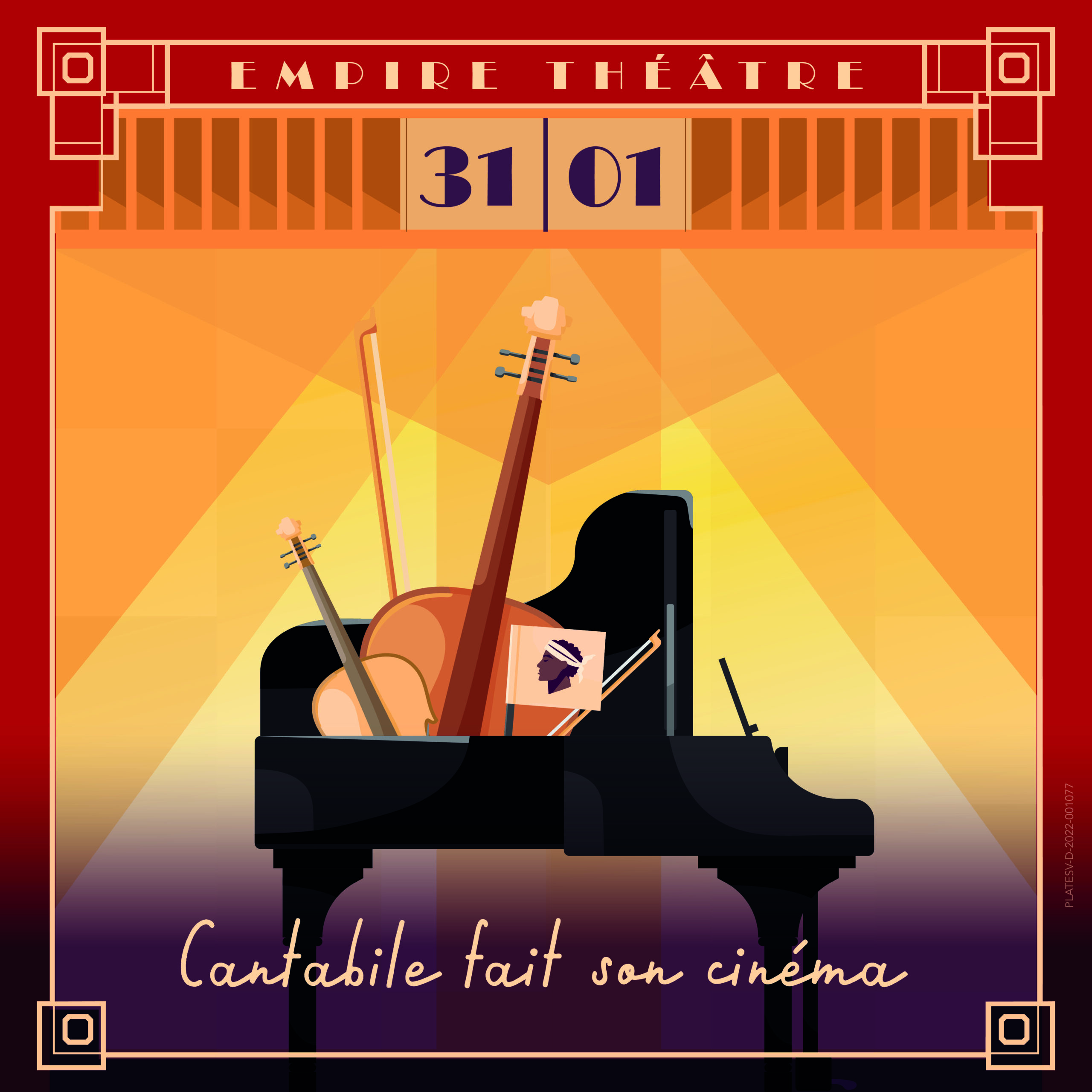 Affiche Cantabile fait son cinéma format carré